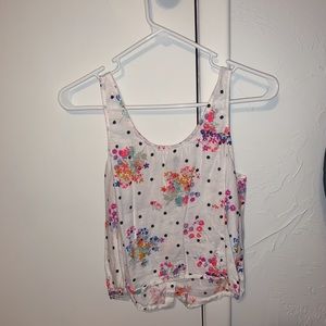 Flowery crop top